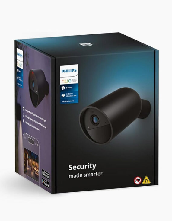 Philips Hue Secure Battery Camera Black